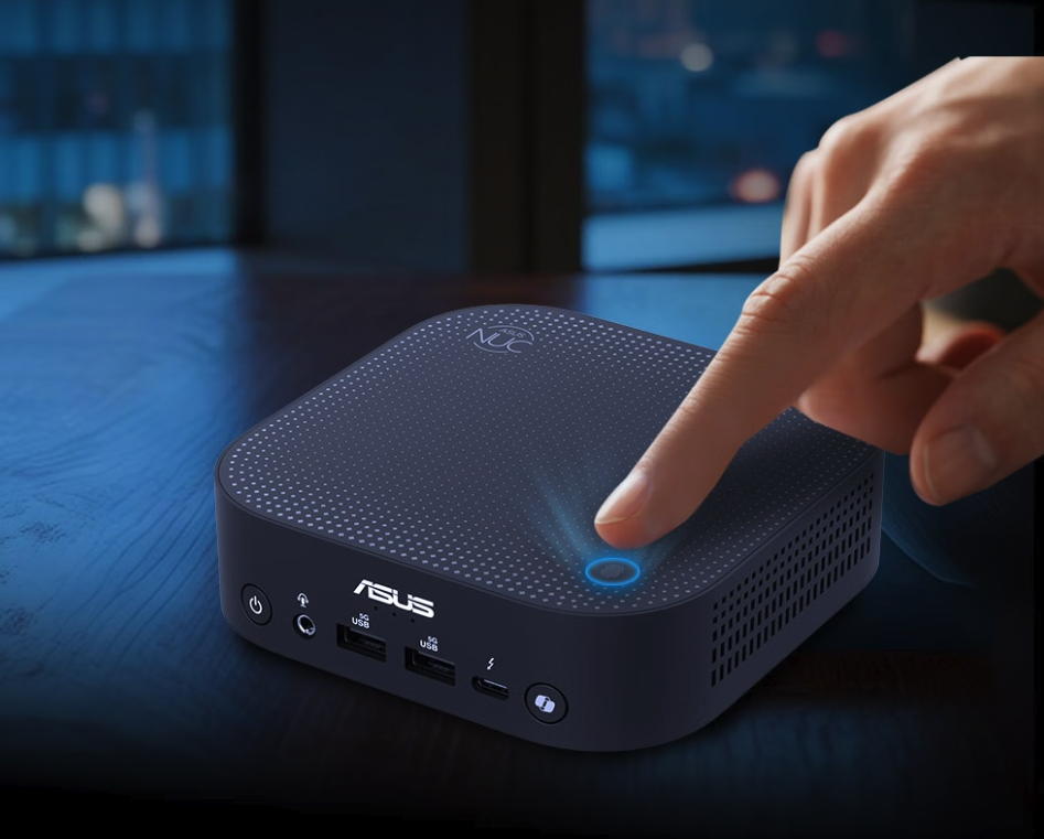 华硕NUC 14 PRO AI MINI迷你主机国内上市 商用定位5799元起售